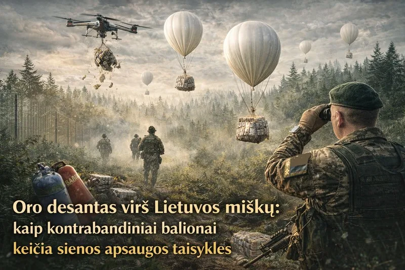 Oro balionai Lietuvos pasienyje