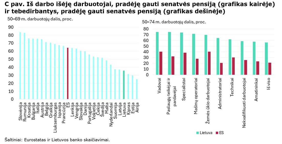 Ar mažesnis pensinio amžiaus dirbančiųjų apmokestinimas sumažintų darbuotojų trūkumą Lietuvoje?
