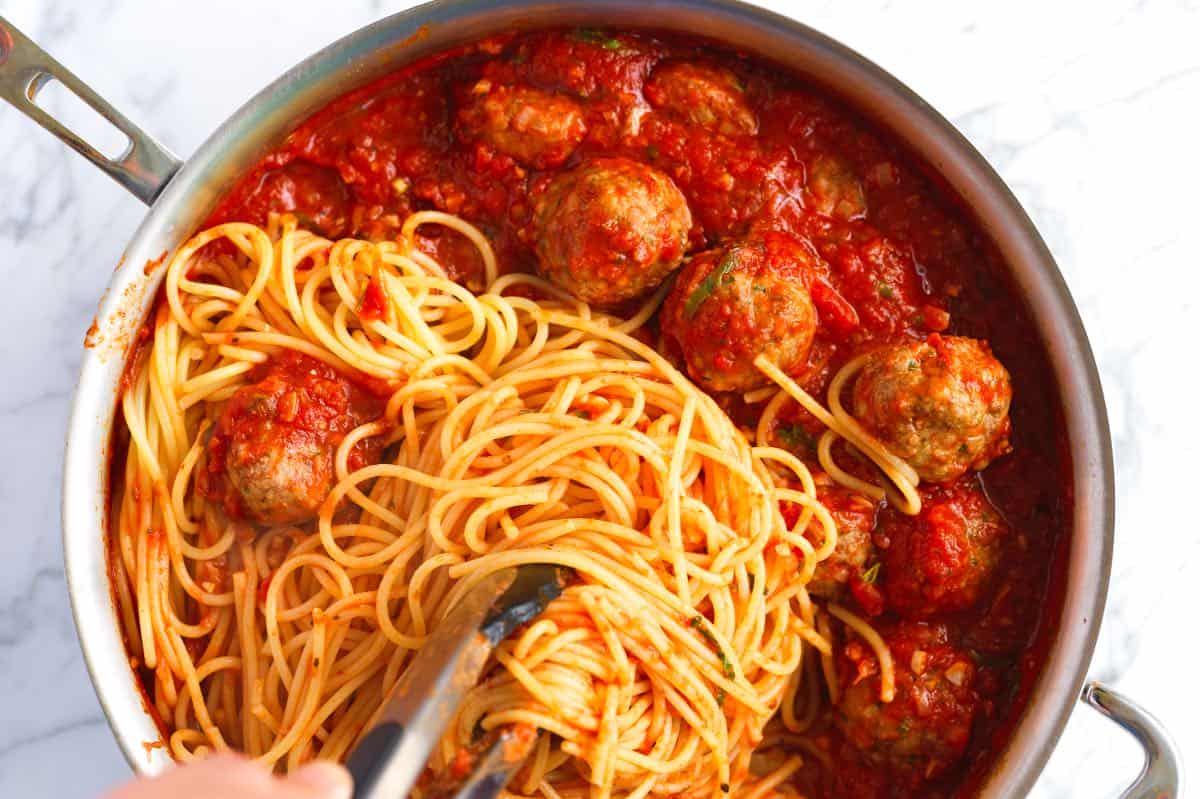 Spaghetti and Meatballs