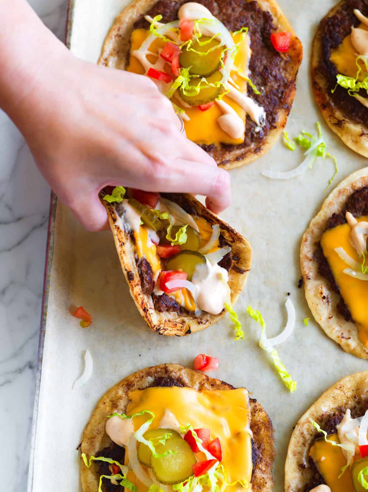 Smash Burger Tacos