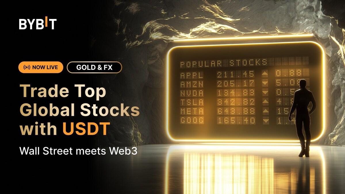 Nuo „Web3“ iki Wall Street: „ByBit“ tampa pirmuoju kriptovaliutų birža, siūlančia tiesioginę pasaulinę akcijų prekybą su USDT