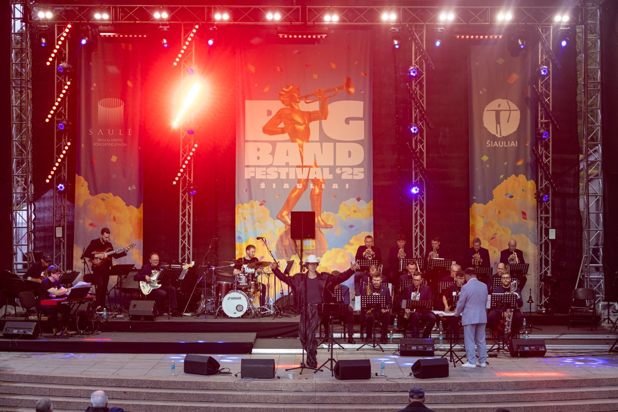 BIG BAND FESTIVAL ŠIAULIAI 2025: kai džiazas šoka lietuje