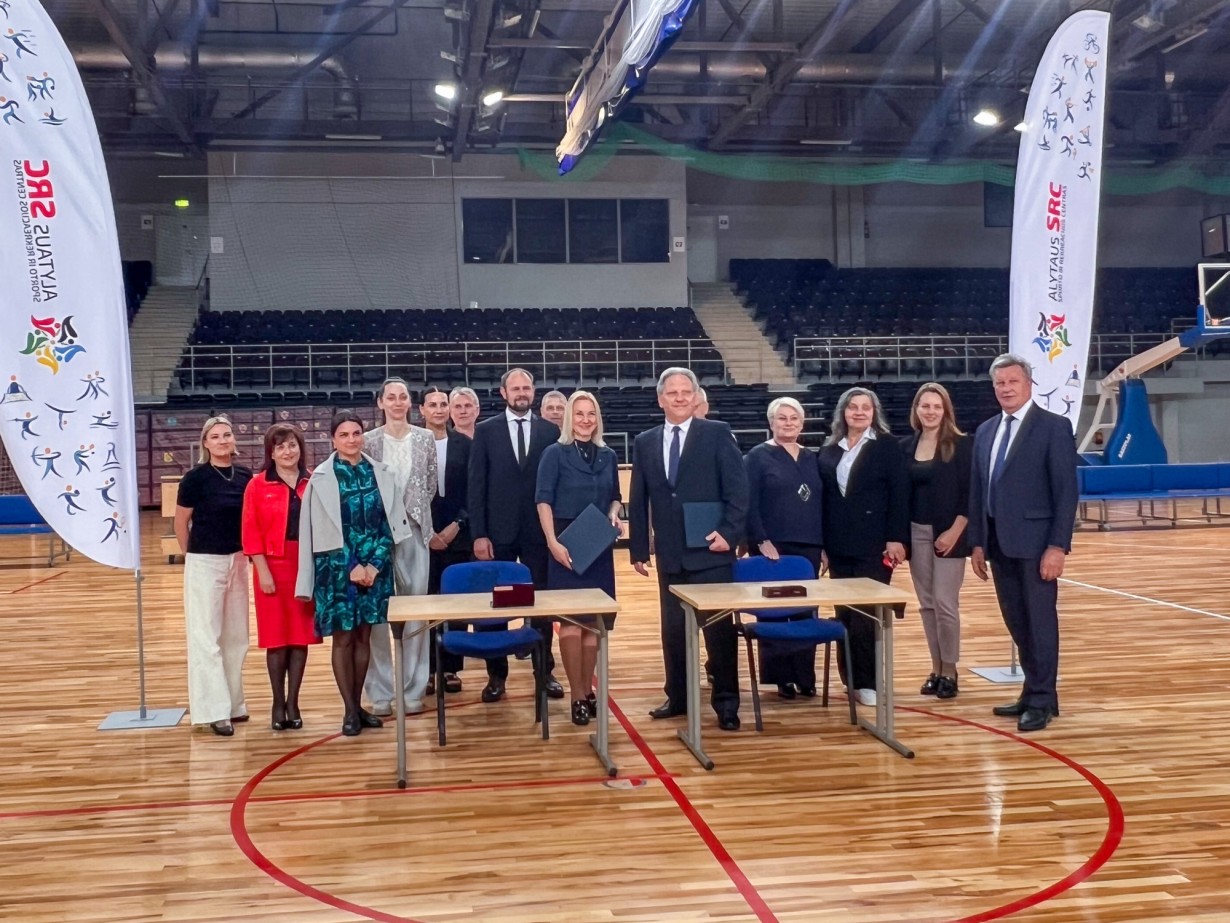 Bendradarbiavimas su Lietuvos sporto universitetu – svarbus žingsnis Alytaus sporto ateičiai!