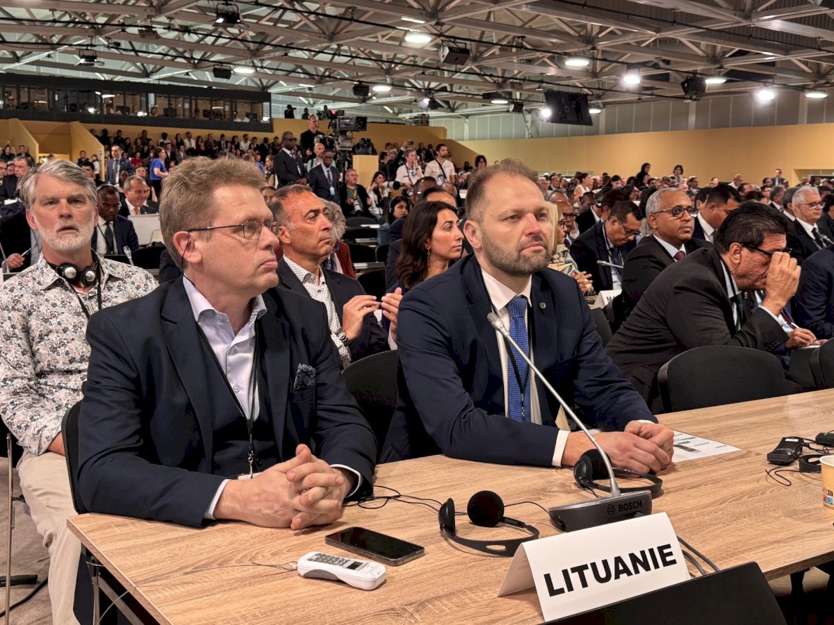 Lietuvos atstovai Jungtinių Tautų konferencijoje diskutuoja apie vandenynų apsaugą