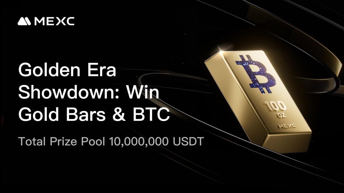 „Mexc“ pradeda „Golden Era Showdown“ vidutinio amžiaus prekybos renginį su 10 milijonų USDT prizų fondu