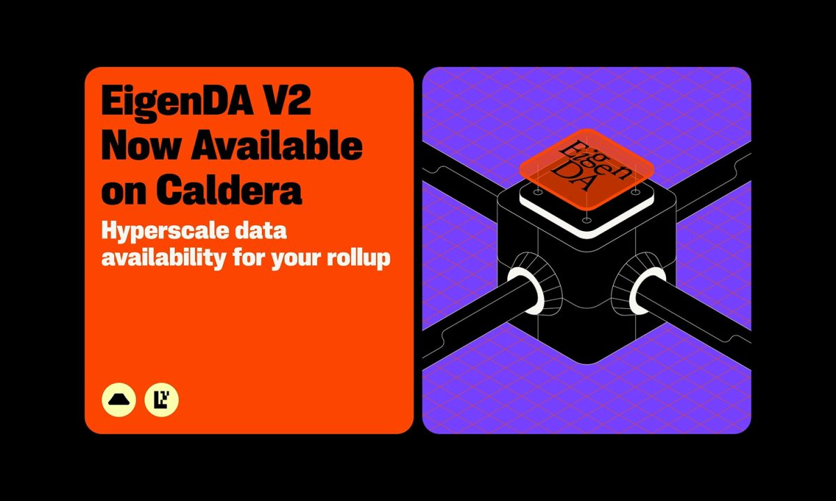 „Caldera“ praneša apie partnerystę su „EigenCloud“, kad integruotų „Eigenda V2“