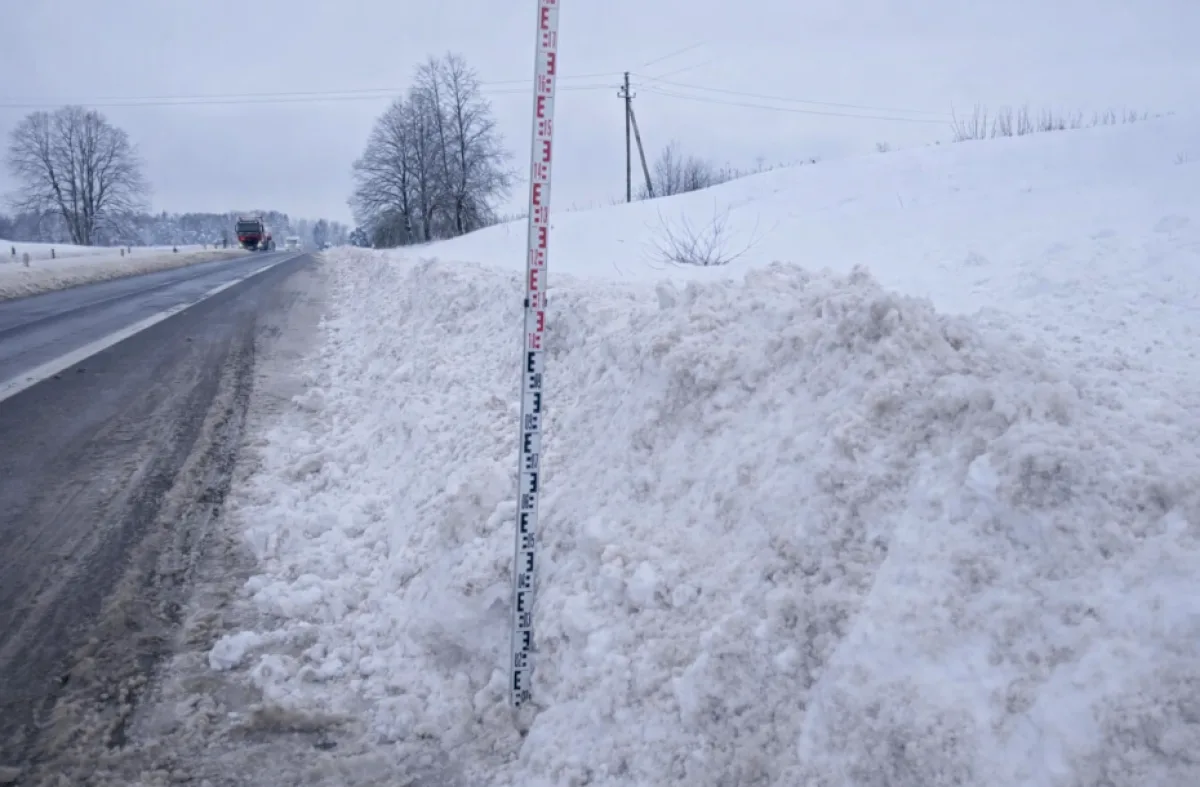 Sausio pradžioje kai kuriuose Lietuvos regionuose pasiekta mėnesio kritulių norma