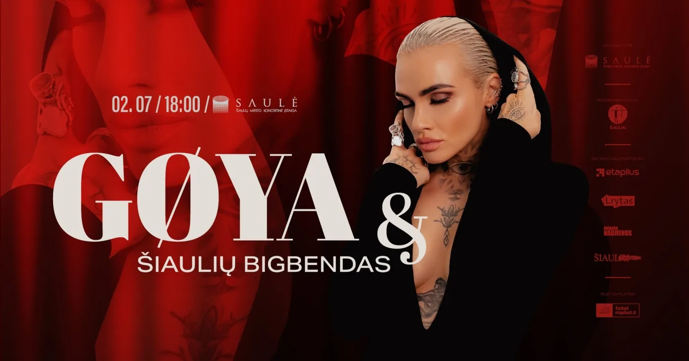 Šiauliuose – GØYA ir Šiaulių bigbendas: muzika, jungianti jausmus