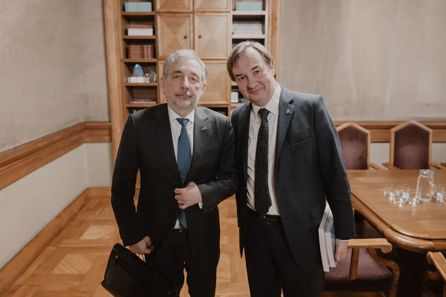 Prancūzijos nacionalinės bibliotekos prezidento vizitas Vilniaus universitete