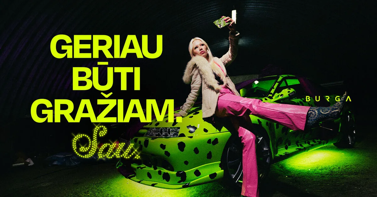 BURGA pristato įvaizdinę kampaniją apie grožį sau