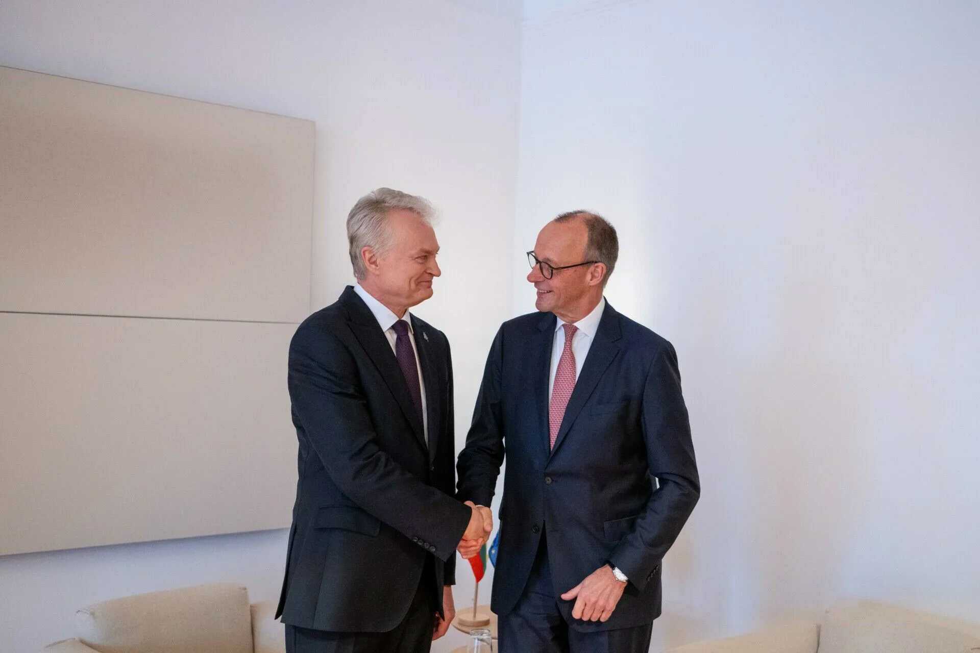 Prezidentas Gitanas Nausėda Vokietijoje susitiko su Federaliniu Kancleriu