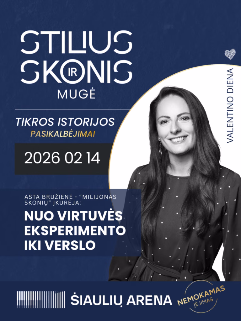 Šiaulių arenoje Valentino diena kitaip: mugė „Stilius ir skonis“ ir „Tikros istorijos“