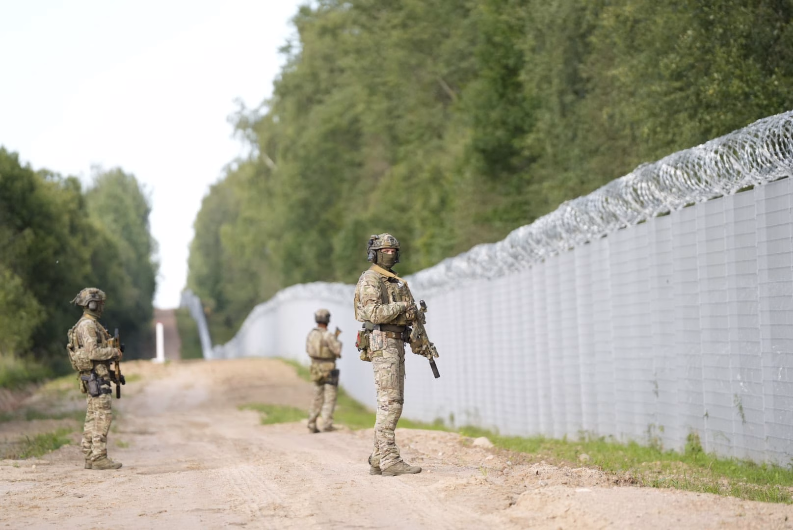 Latvijas-Baltkrievijas robeža Krāslavas novadā