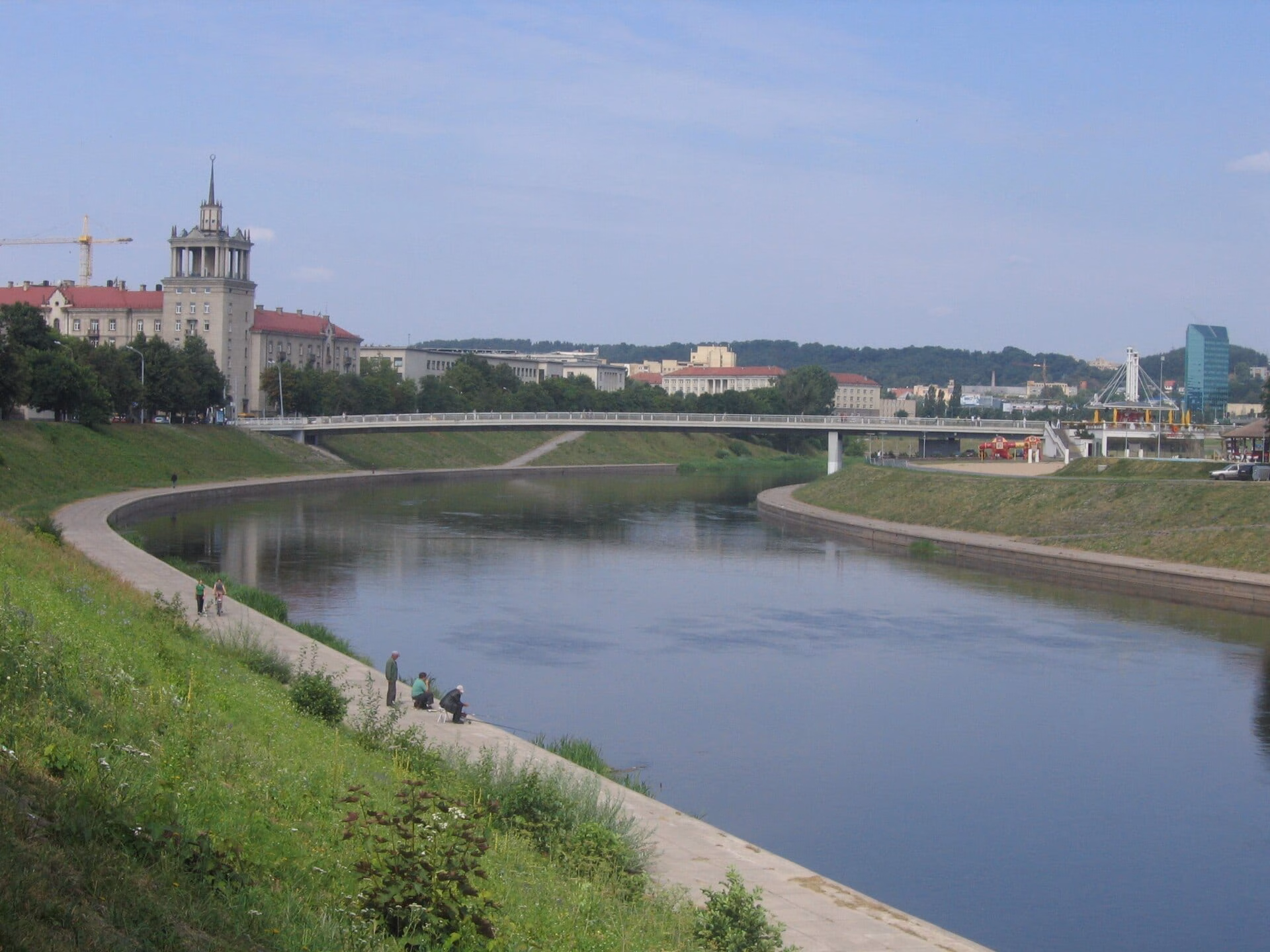 Neris river in Vilnius