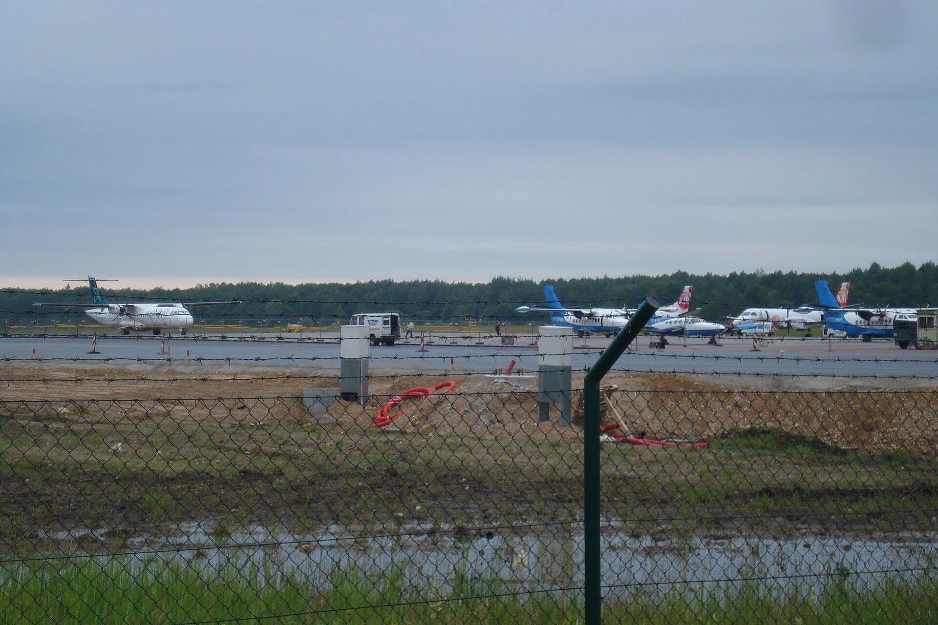 Aircrafts at the Kaunas airport
