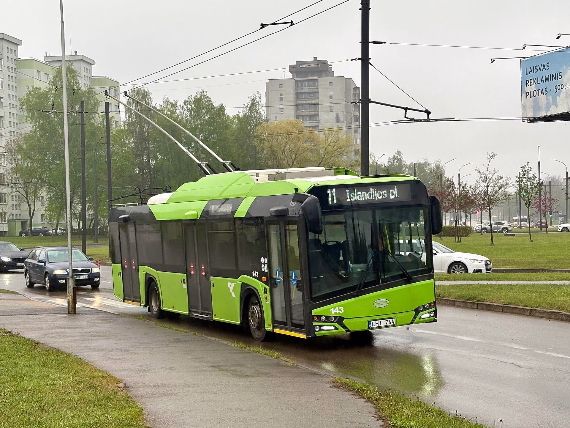 Kaunas Trolleybus 143, route 11 (55259037691)