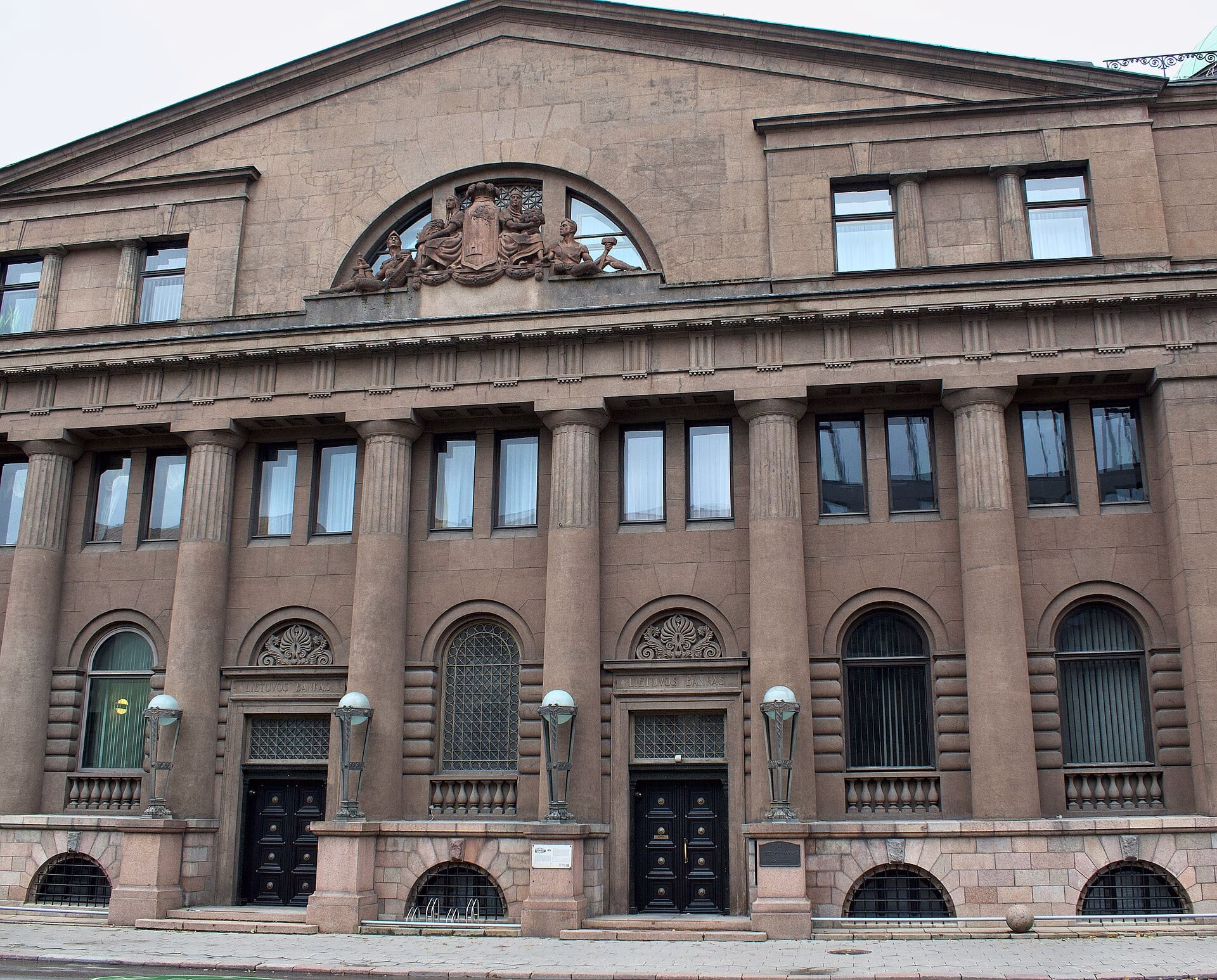 Bank of Lithuania, Eastern Facade, Kaunas, Lithuania, 1924 - 1927