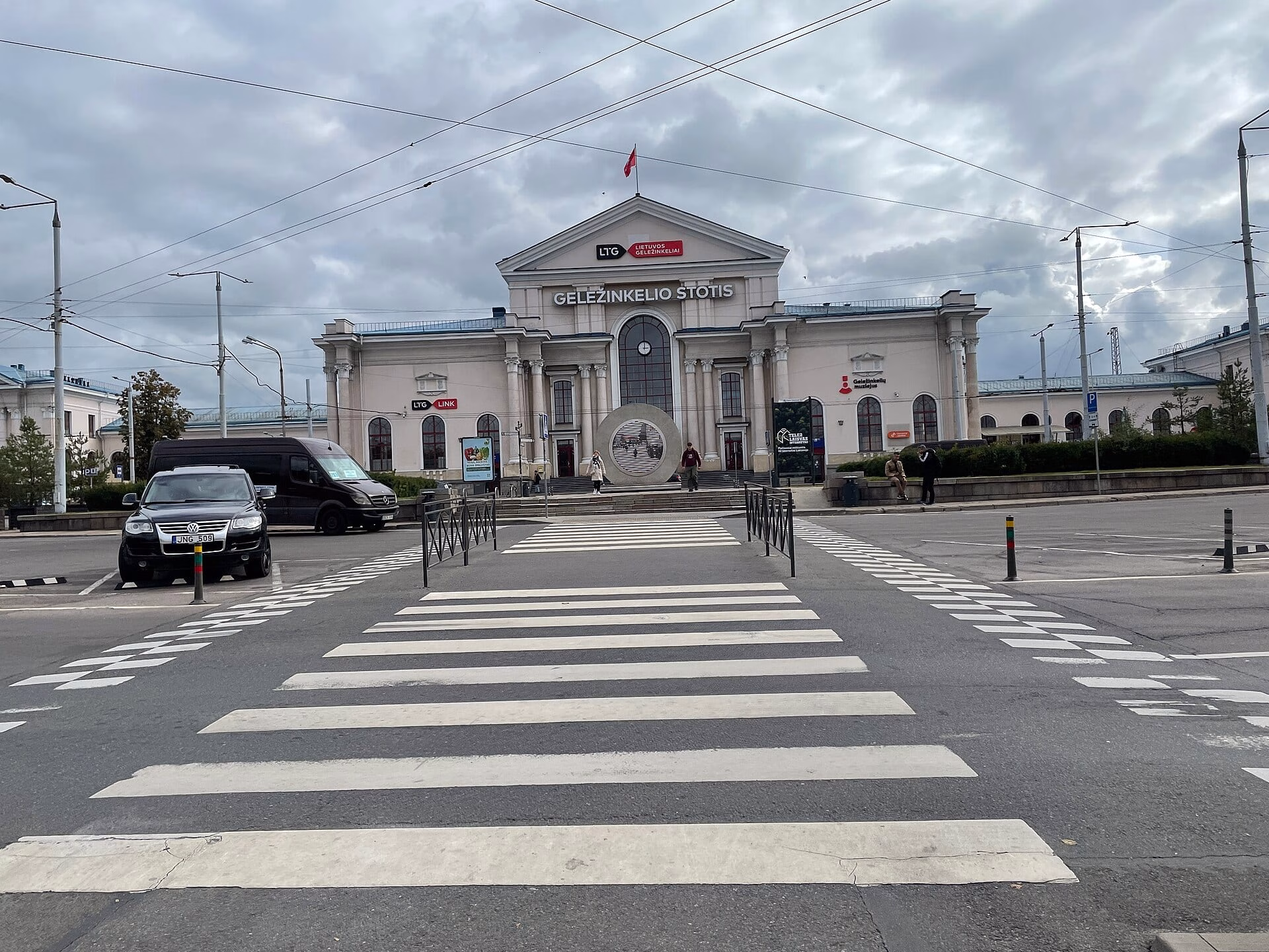 Vilnius railway station entrance
