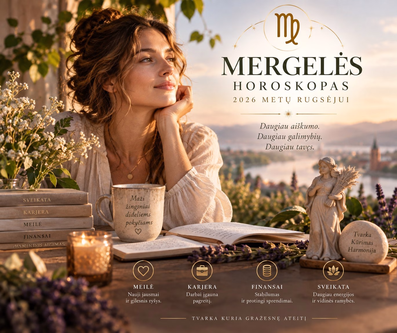 Mergelės horoskopas 2026 metųspalio mėnesiui